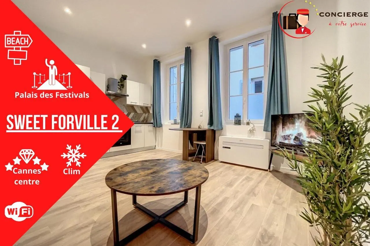 Le Sweet Forville 2 - Palais Des Festivals - Marche Provencal - Plage - Clim - Au Calme contacts